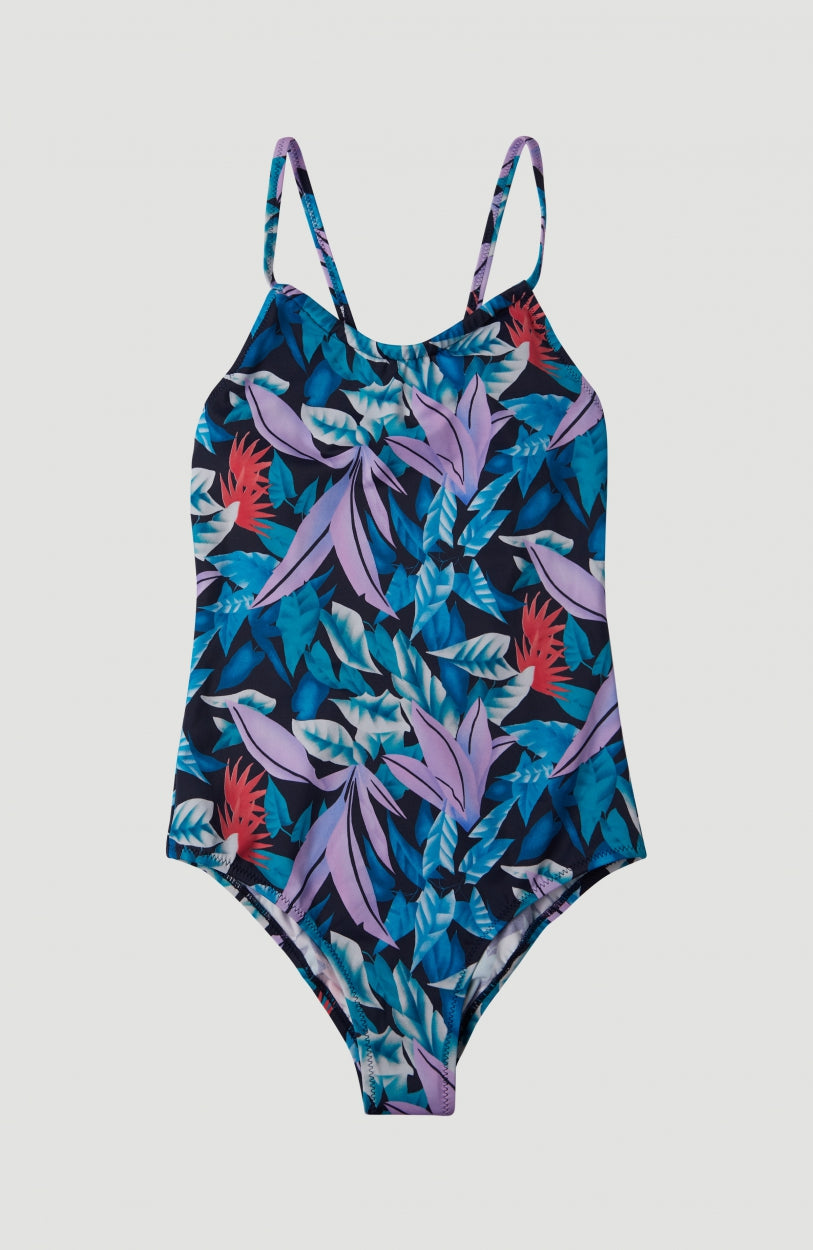 Cali Swimsuit | Blue With Pink or Purple 4