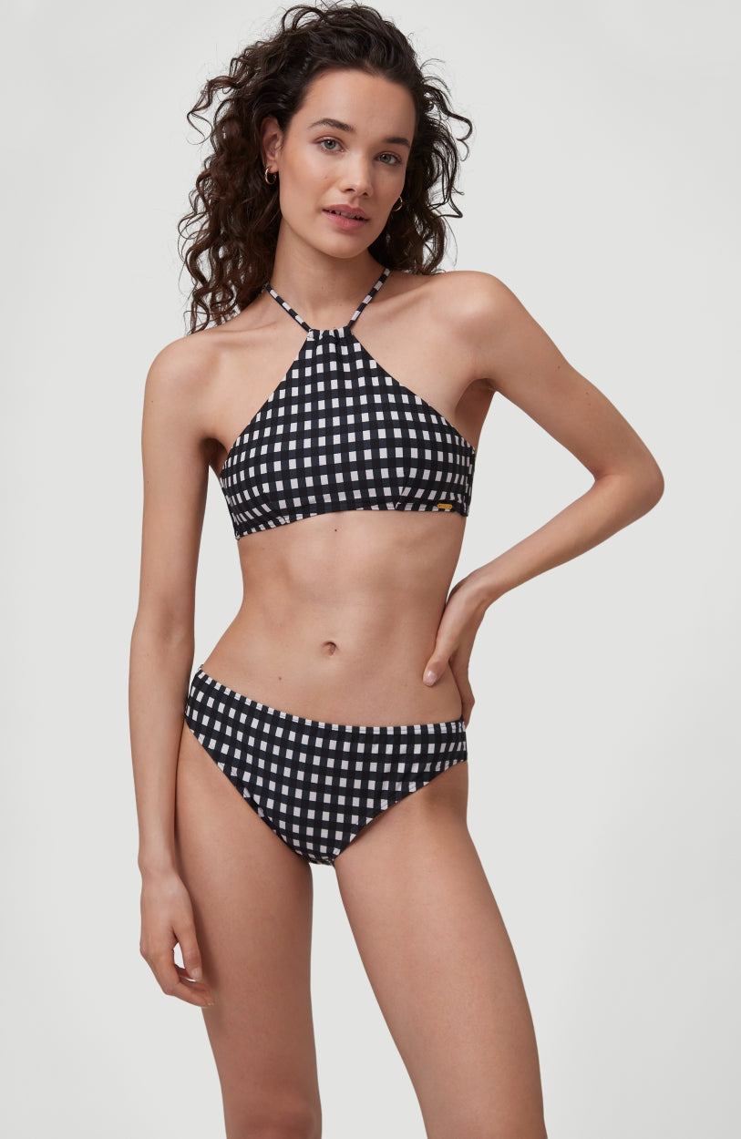 Cali Rita Bikini Set | Black With White 1