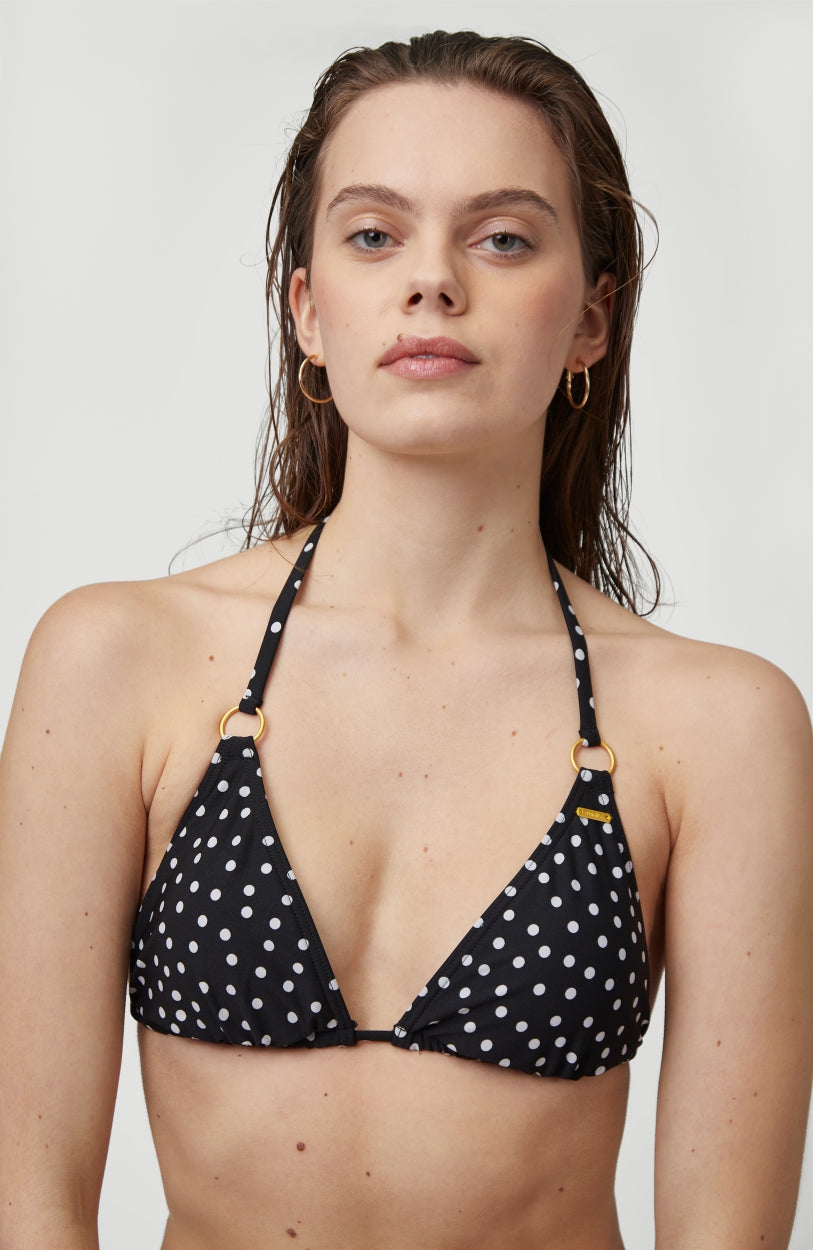 Capri Bondey Bikini Set | Black With White