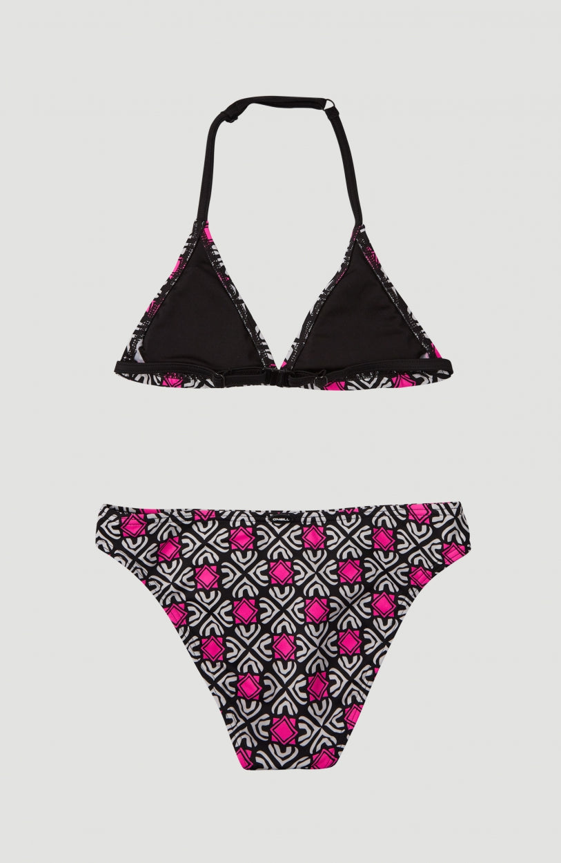 Venice Beach Party Bikini Set | Black With Purple