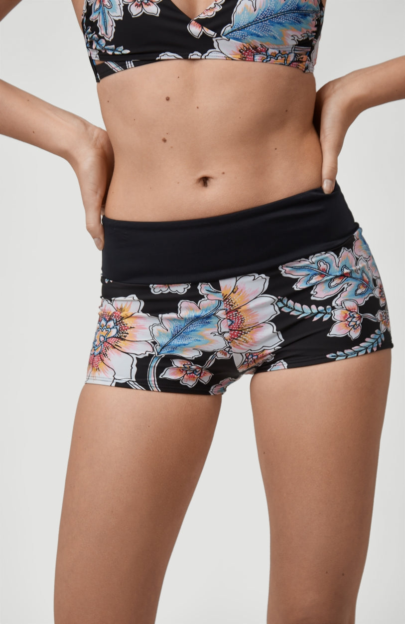 Grenada Bikini Bottom | Black With Red