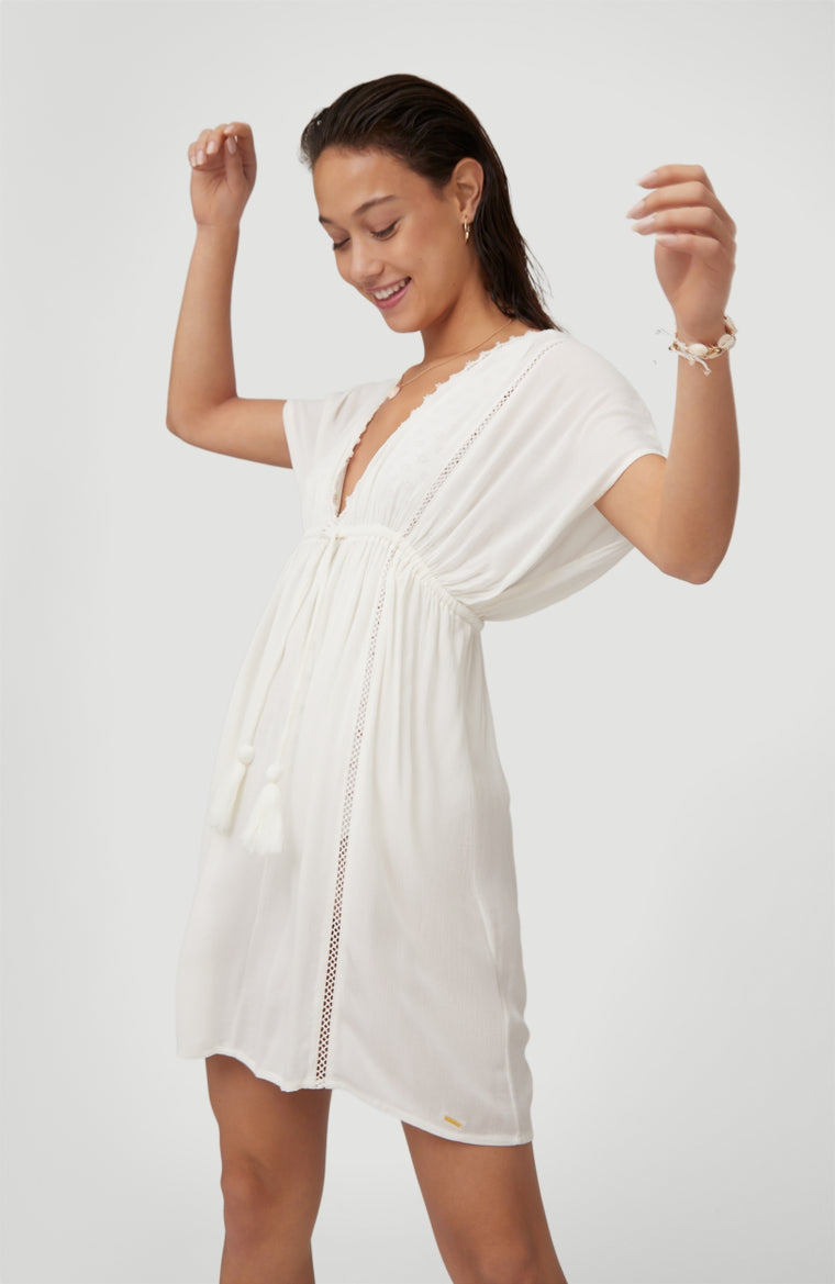 Boho Beach Cover Up | Powder White