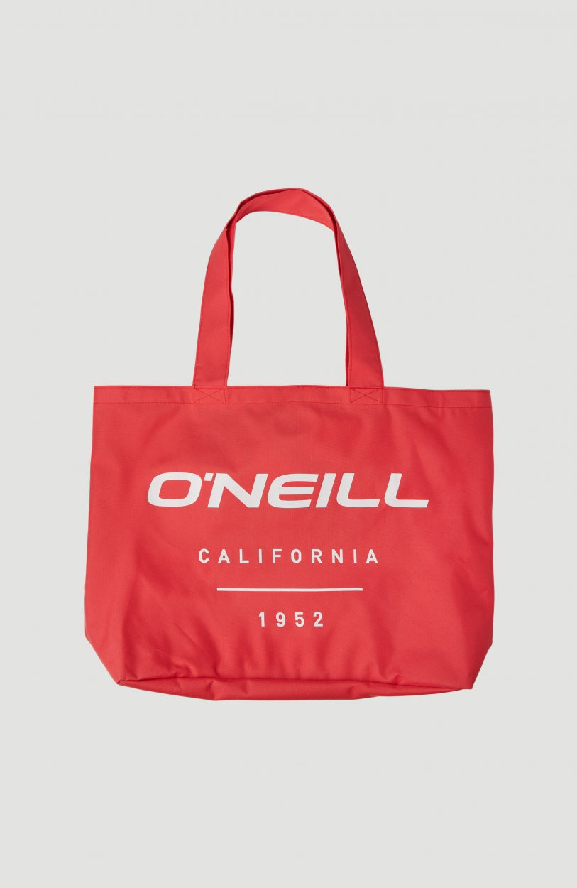 Logo Tote | Cayenne Coral