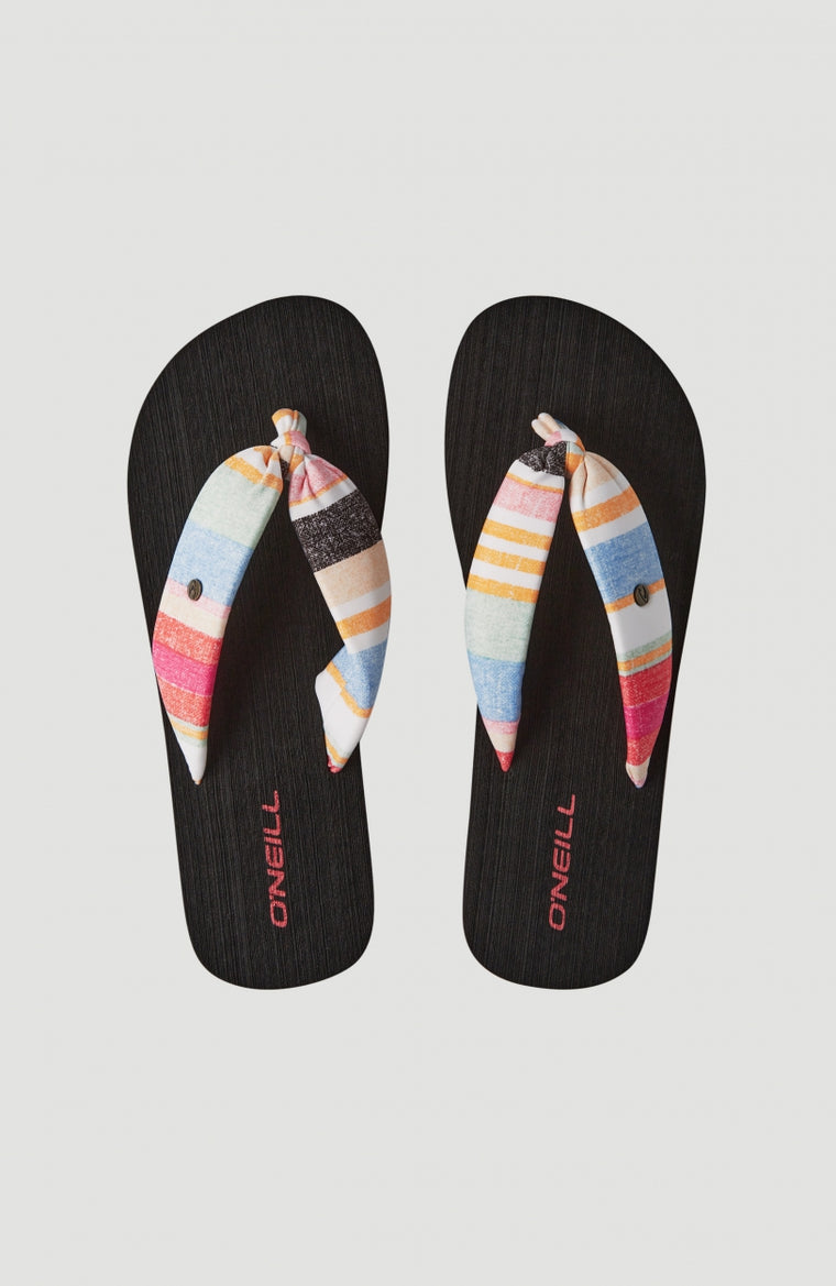 Ditsy Sun Sandals | Yellow With Red