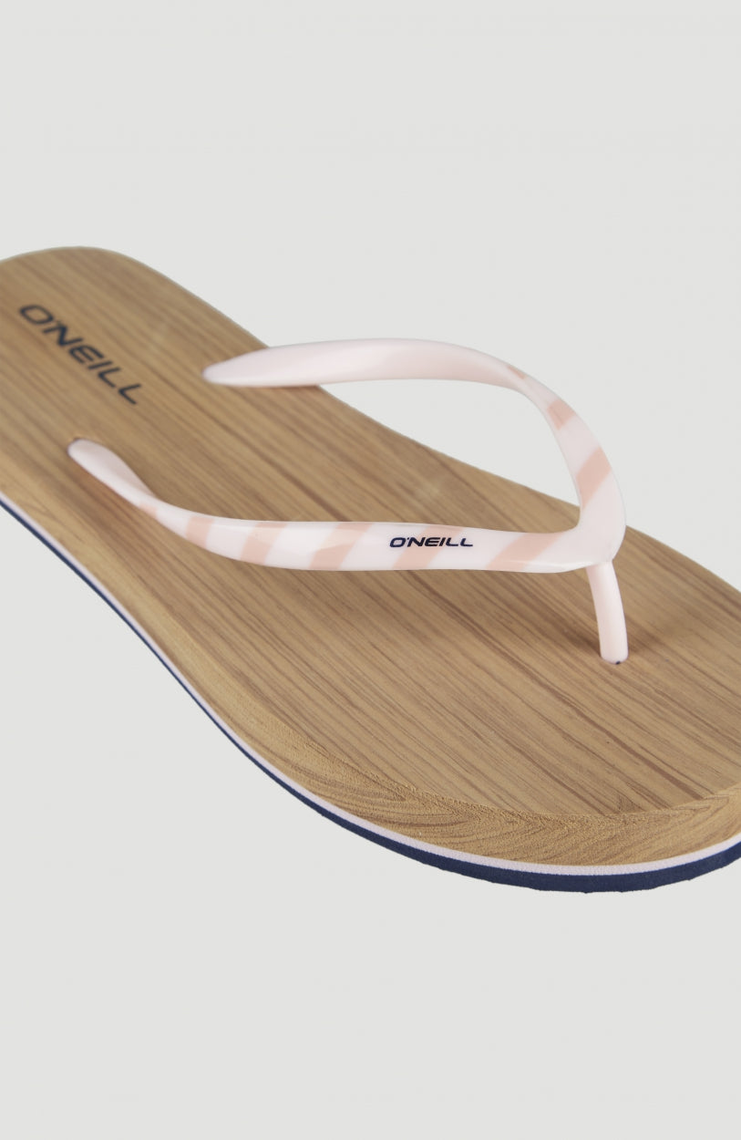 Ditsy Cork Sandals | Pale Blush