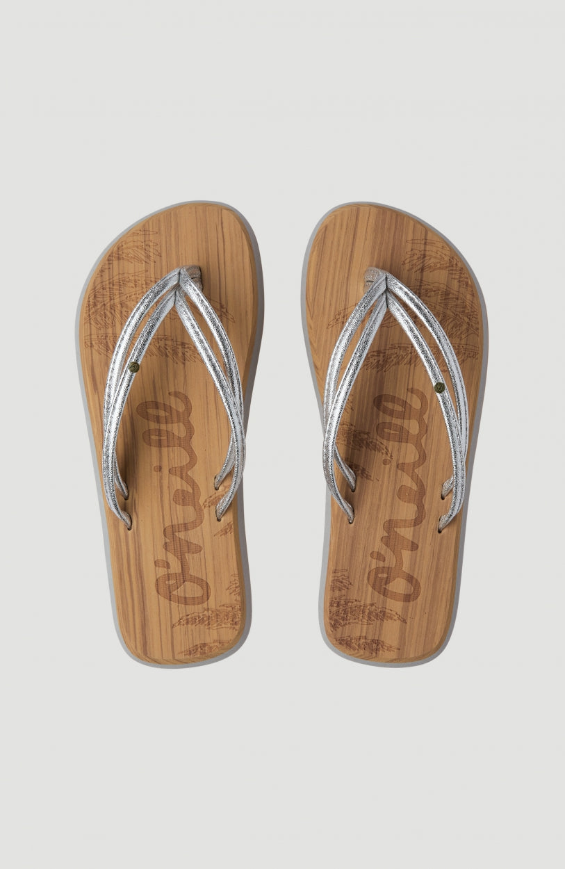Ditsy Sandals | Silver -A