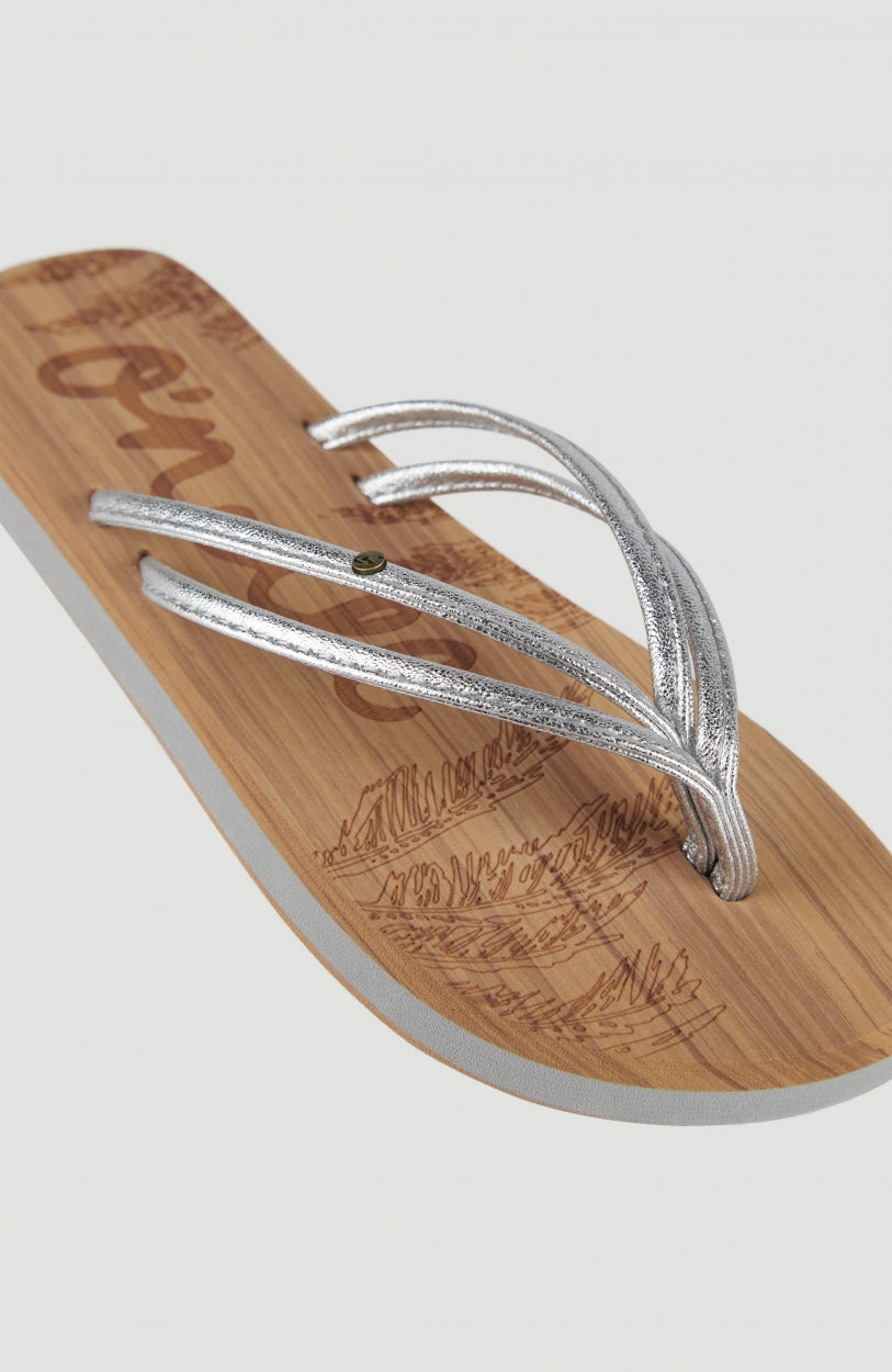 Ditsy Sandals | Silver -A