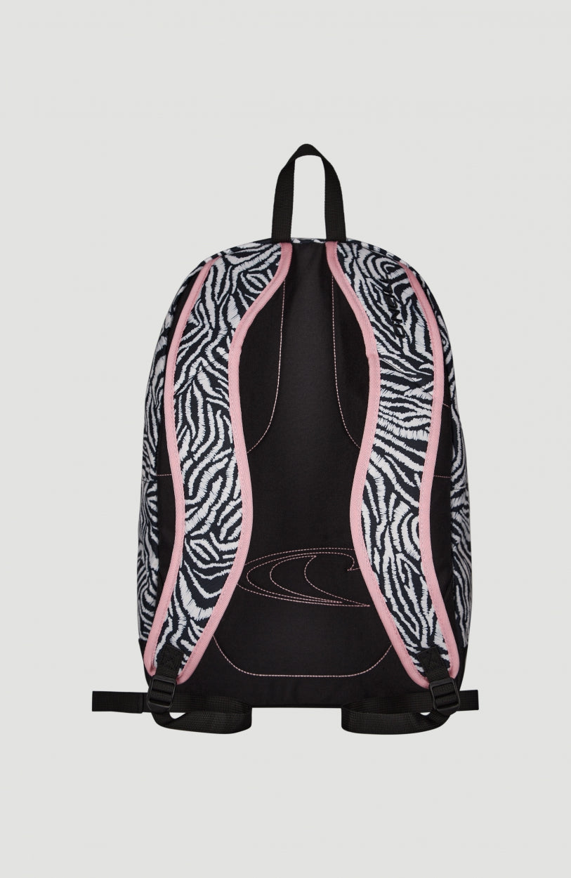 Coastline Graphic Backpack | White