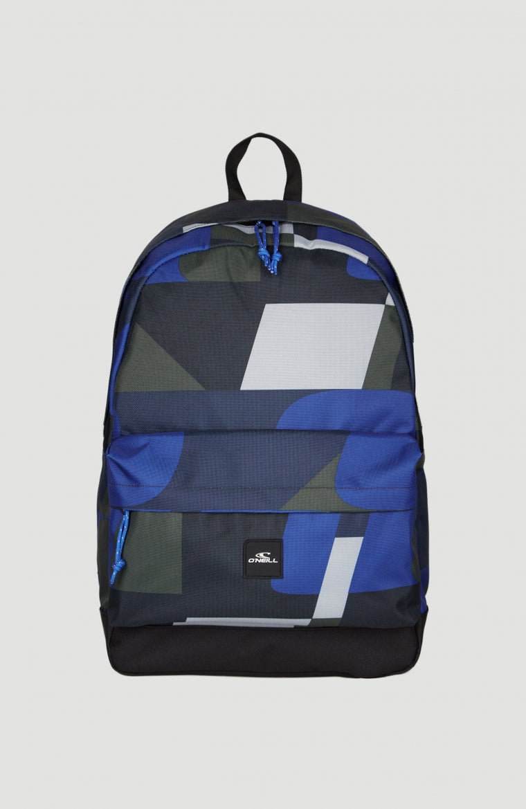 Coastline Graphic Backpack | Blue Print - A