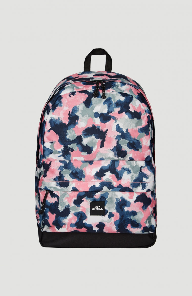 Coastline Graphic Backpack | Blue With Red