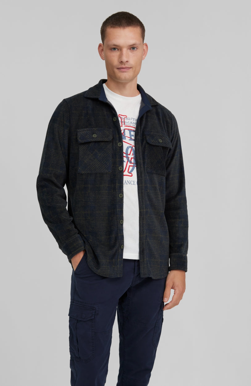 Flannel Tech Fleece | Forest Night -A