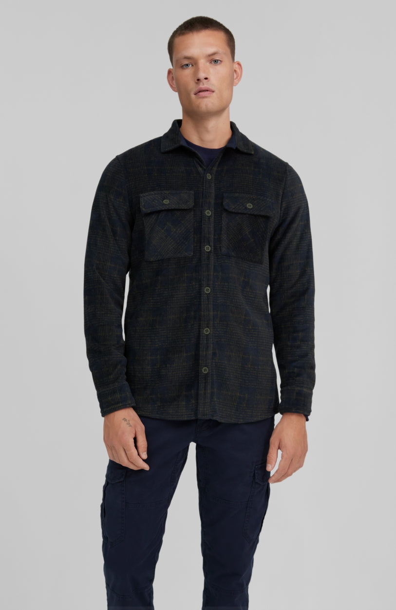 Flannel Tech Fleece | Forest Night -A
