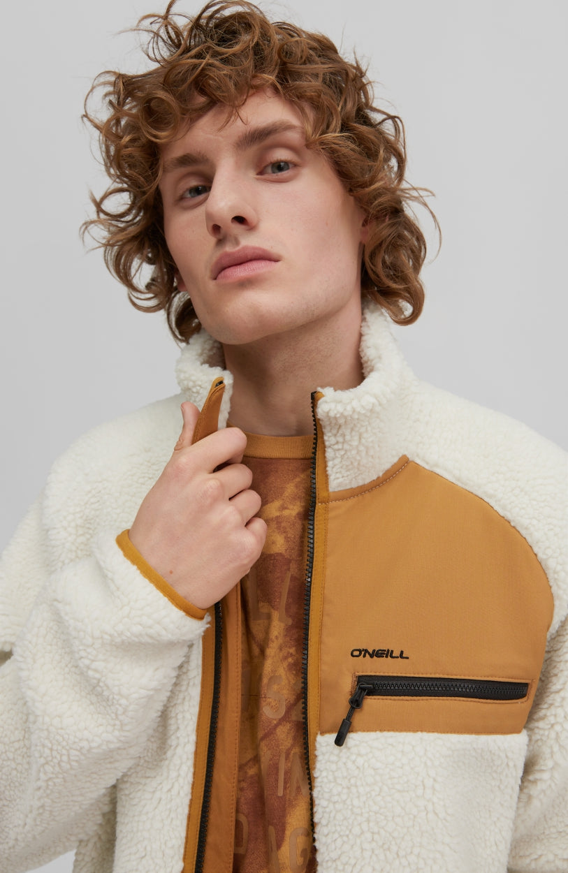 Sherpa Fleece Jacket | Birch -A