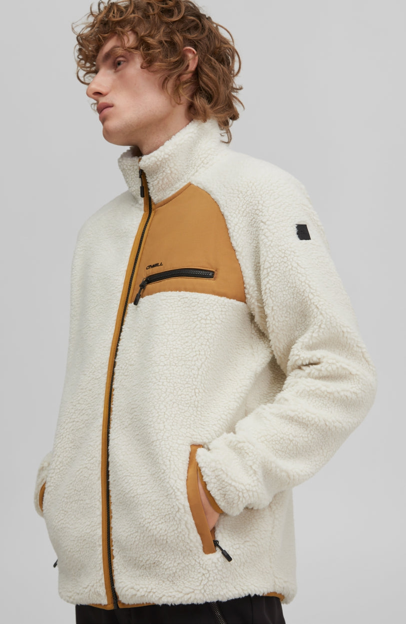 Sherpa Fleece Jacket | Birch -A