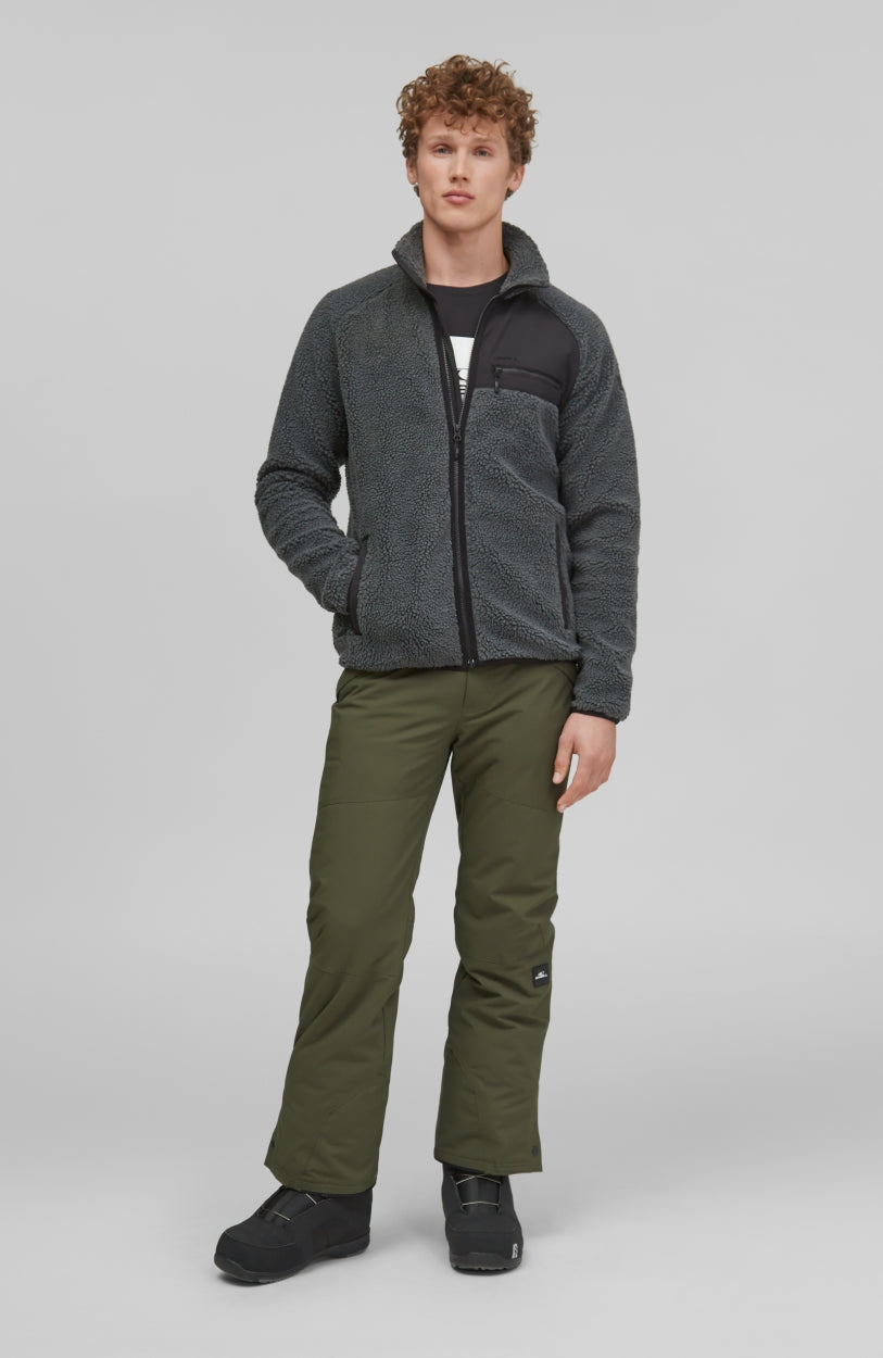 Sherpa Fleece Jacket | New Steel Grey