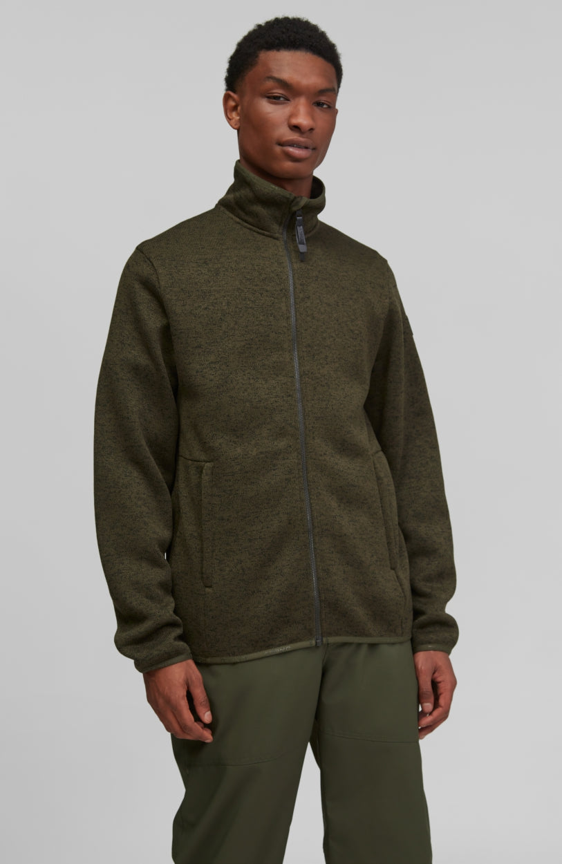Piste Fleece Jacket | Forest Night -A