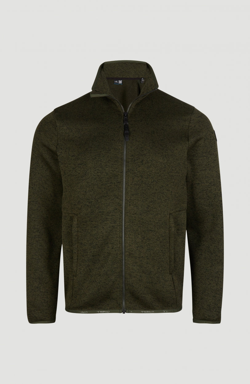 Piste Fleece Jacket | Forest Night -A
