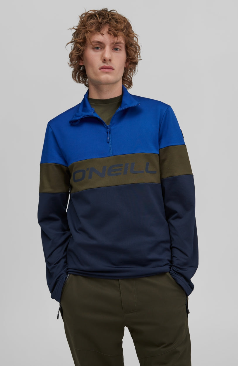 Clime Colorblock Fleece | Surf Blue