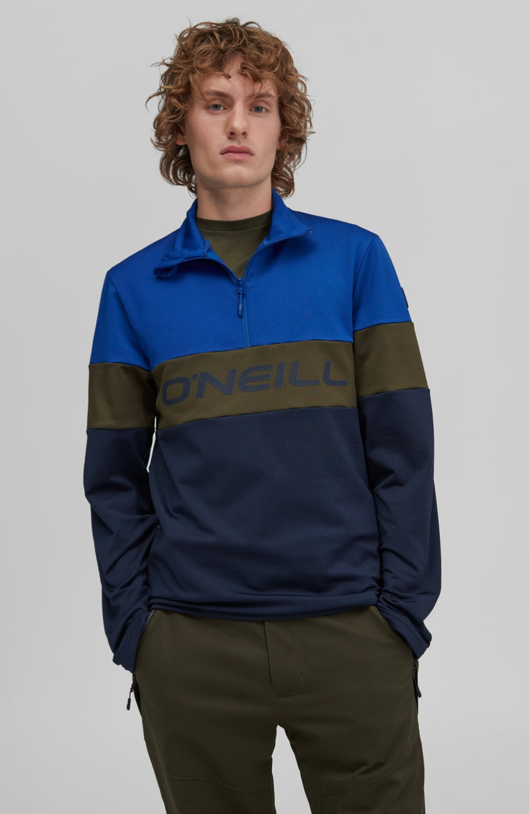 Clime Colorblock Fleece | Surf Blue