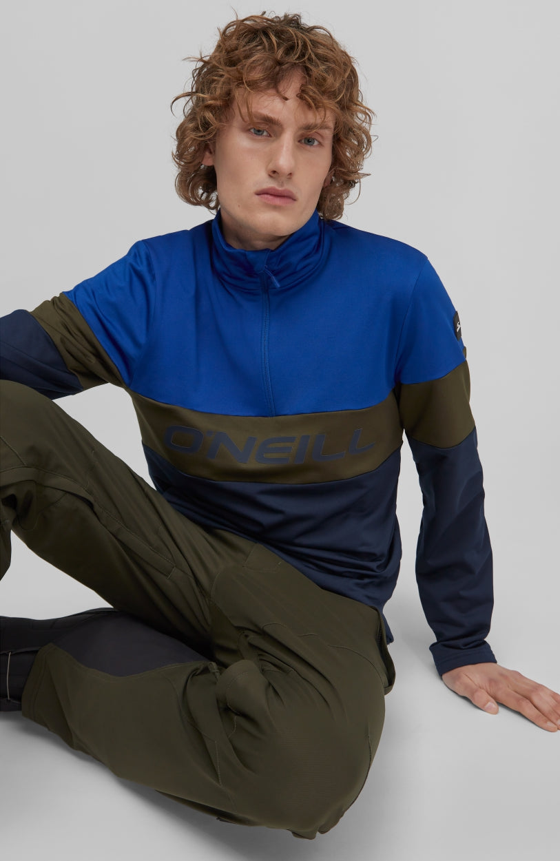 Clime Colorblock Fleece | Surf Blue