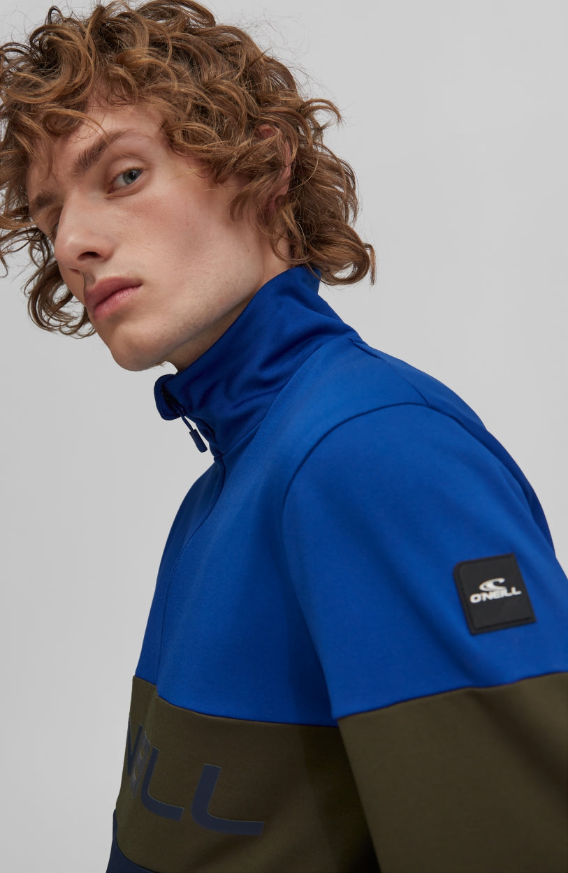 Clime Colorblock Fleece | Surf Blue