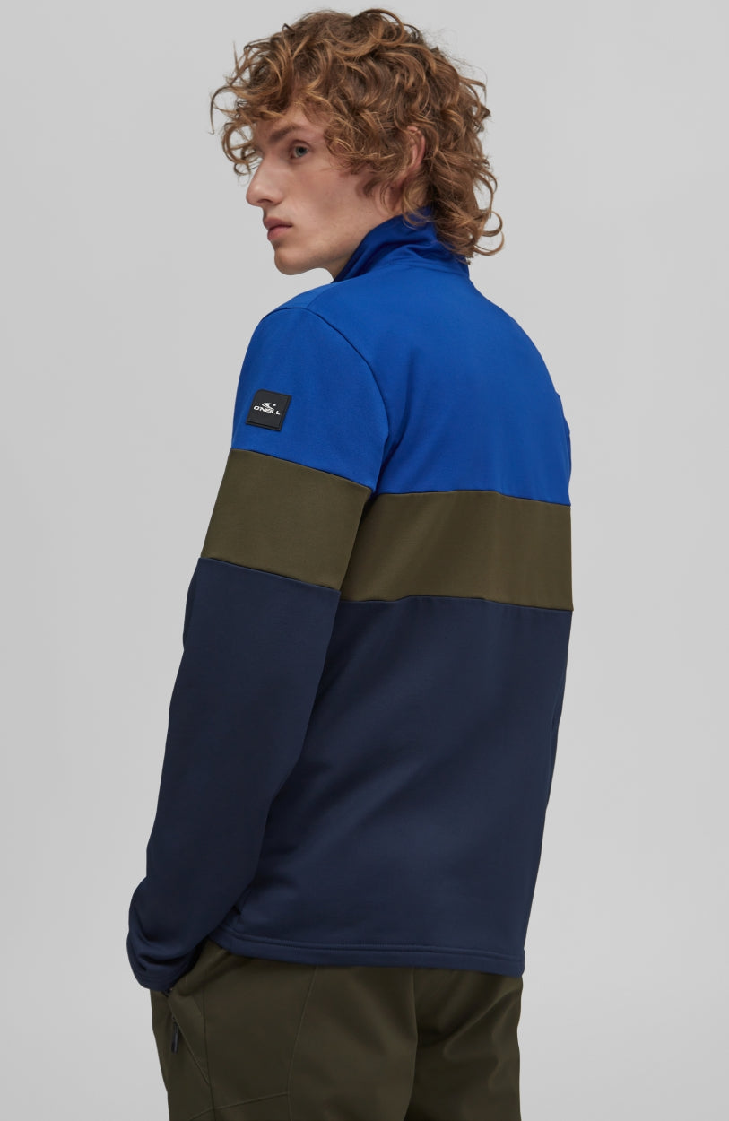 Clime Colorblock Fleece | Surf Blue
