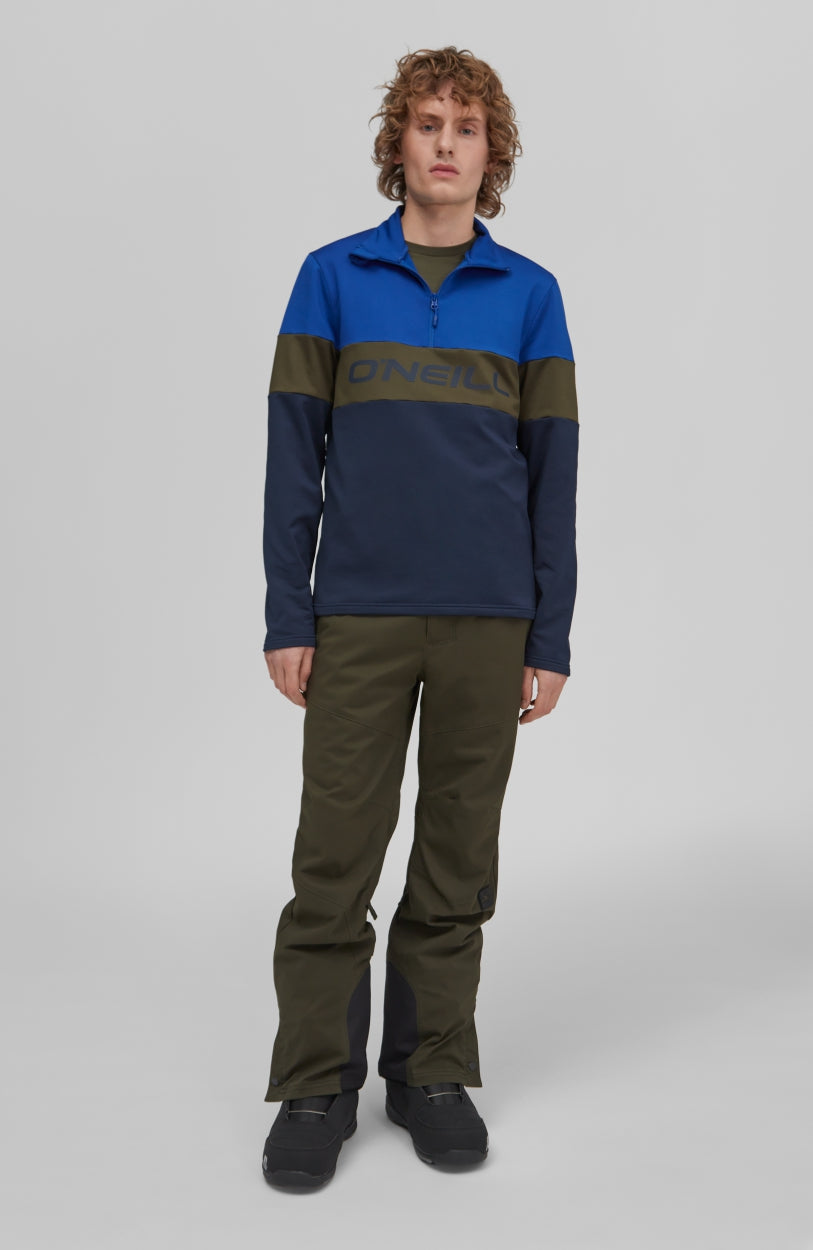 Clime Colorblock Fleece | Surf Blue