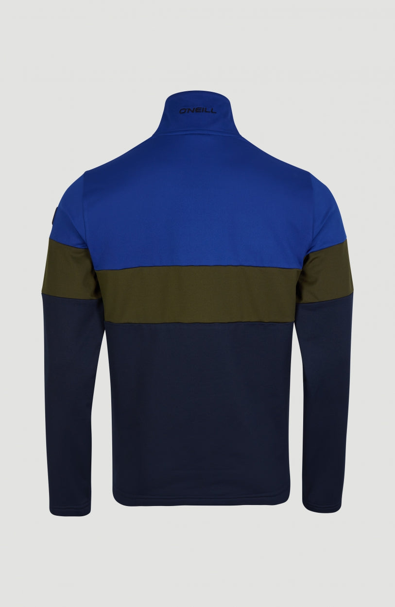 Clime Colorblock Fleece | Surf Blue
