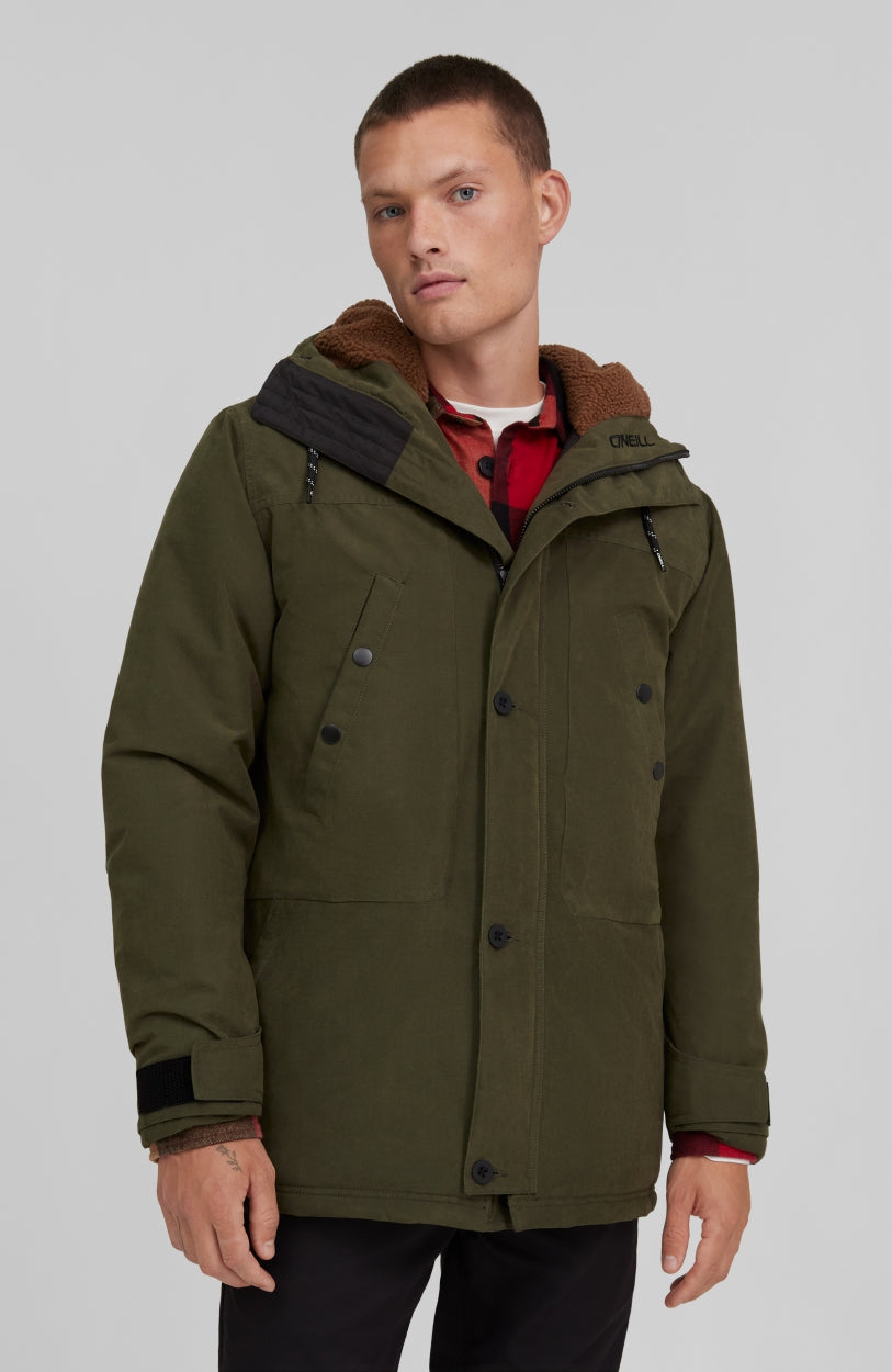 Journey Plus Parka Jacket | Forest Night -A