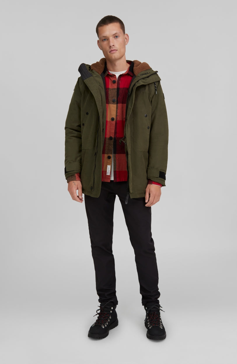 Journey Plus Parka Jacket | Forest Night -A