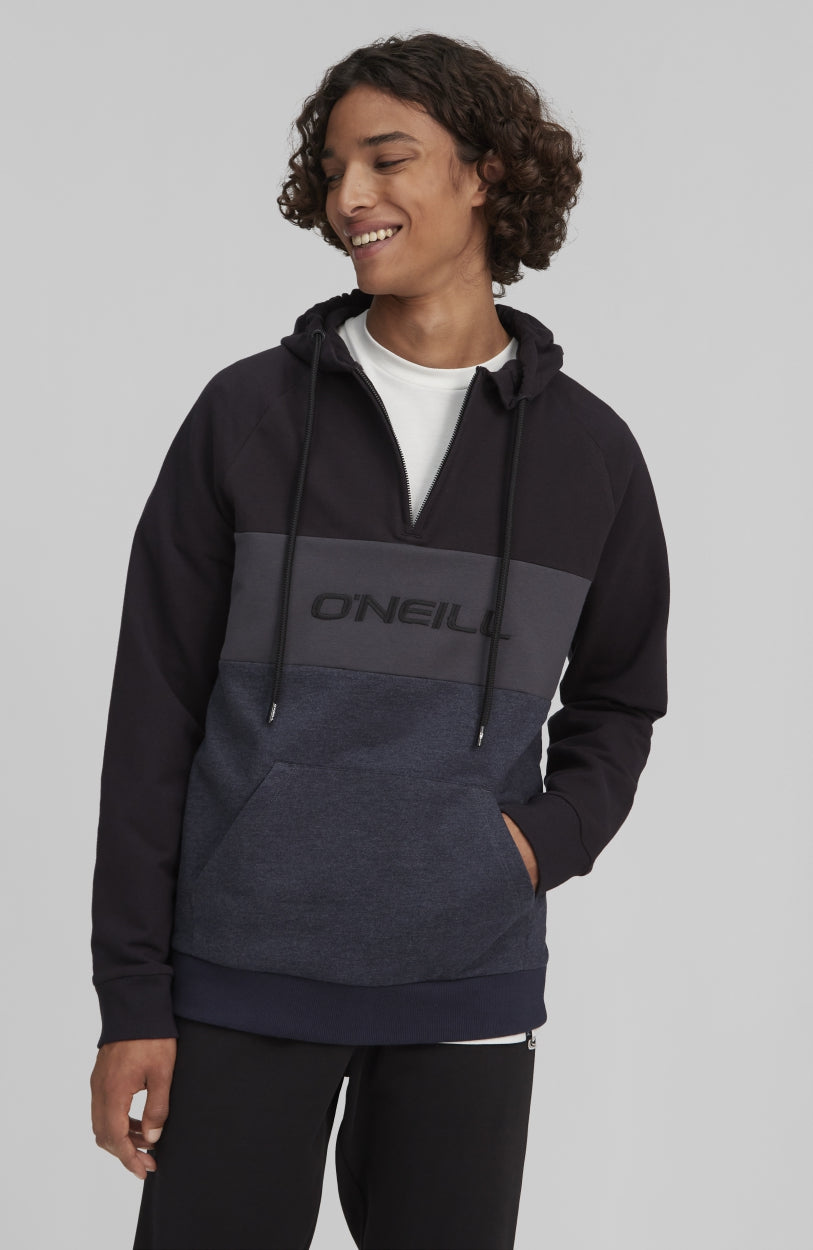 Blocked Anorak Hoodie | BlackOut - A