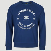Americana Crew Sweatshirt | Darkwater Blue Option B