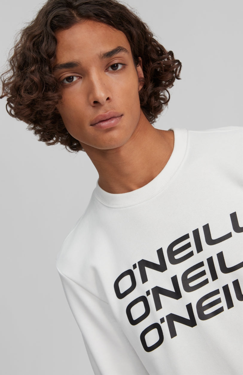 Triple Stack Sweatshirt | Powder White
