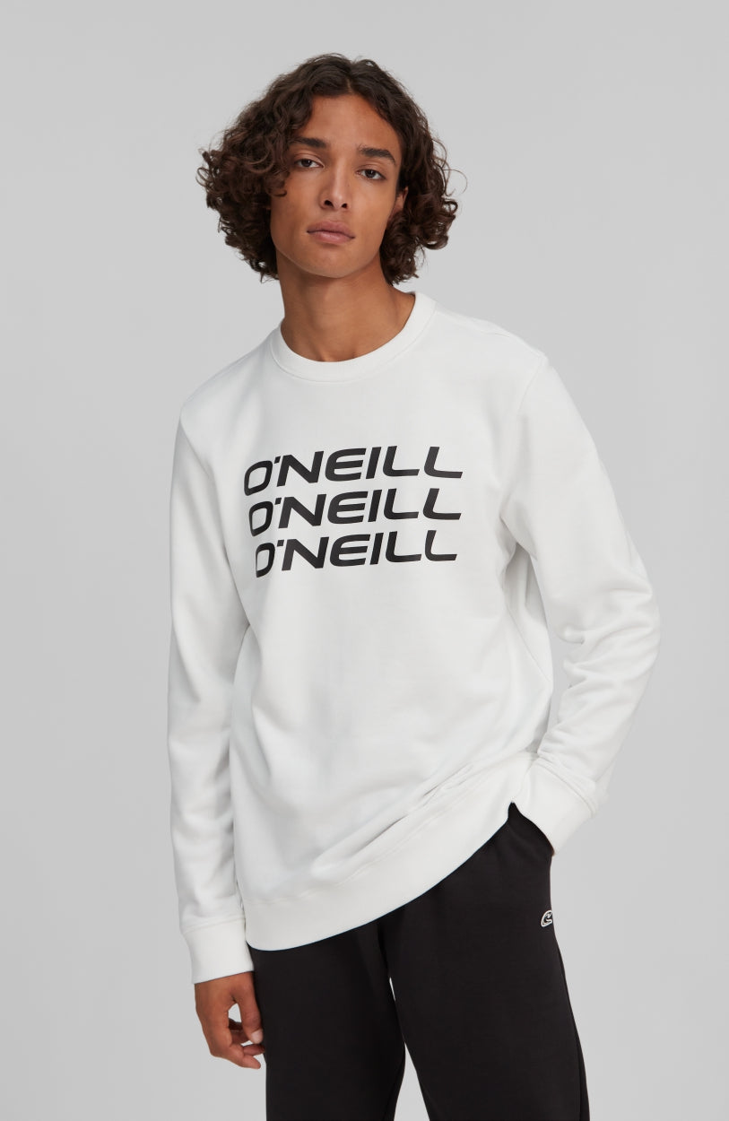 Triple Stack Sweatshirt | Powder White
