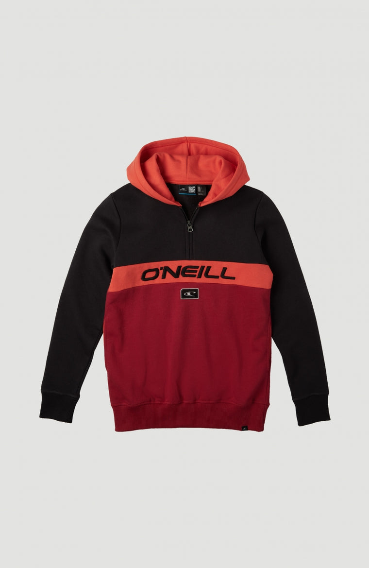 Blocked Anorak Hoodie | BlackOut - A