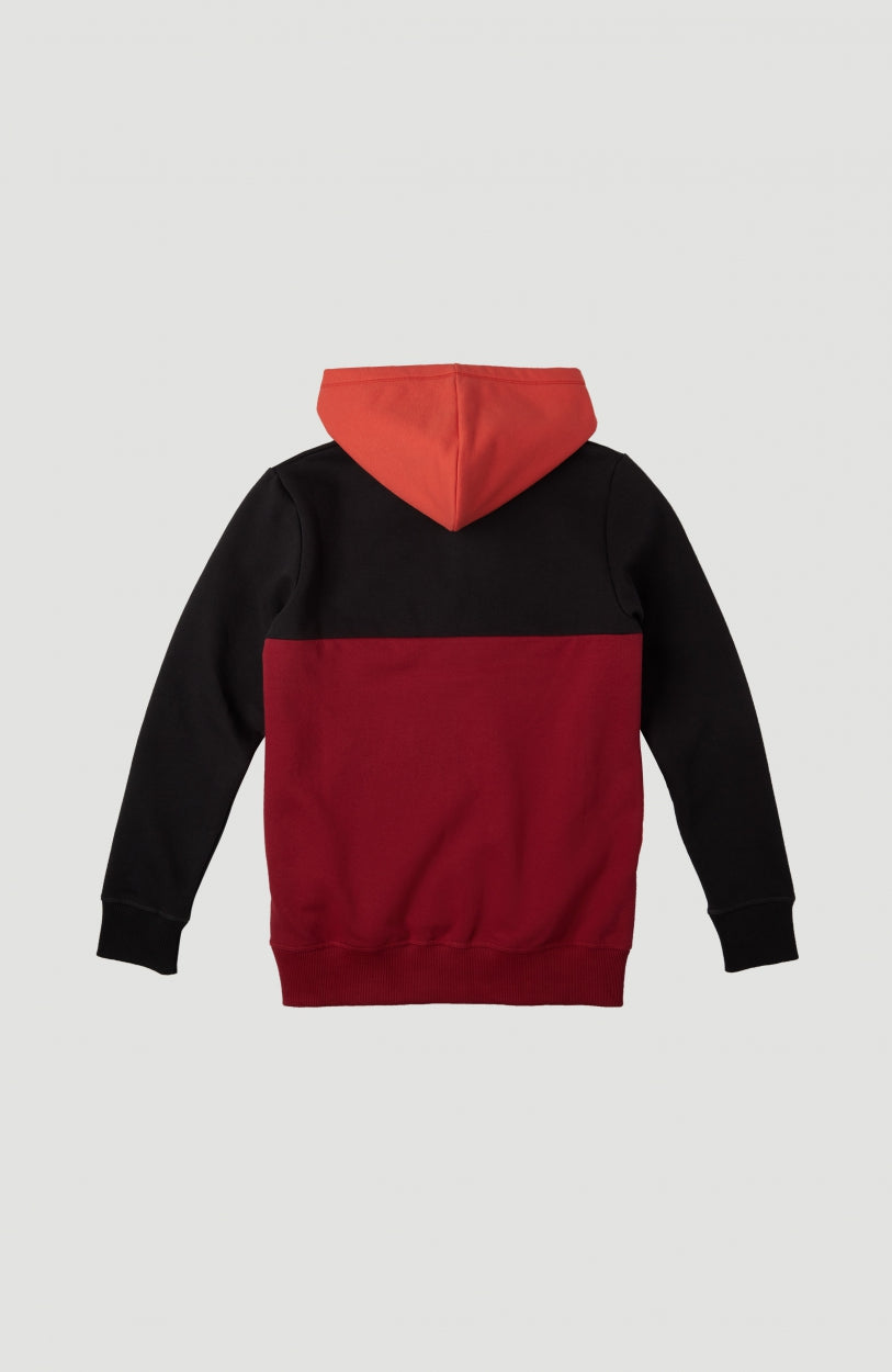 Blocked Anorak Hoodie | BlackOut - A