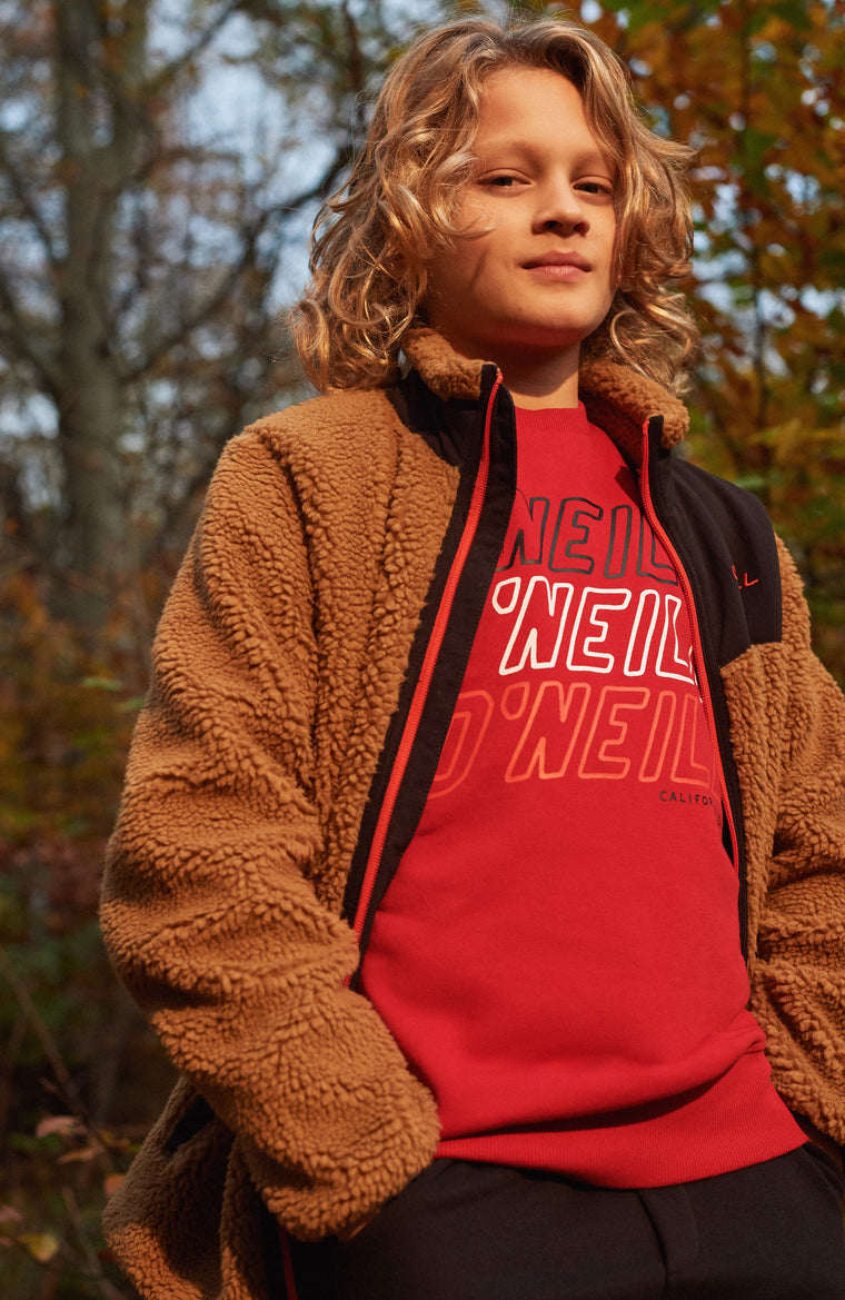 All Year Crew Sweatshirt | Haute Red -A