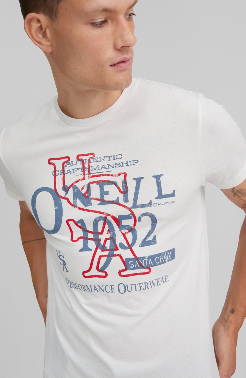 Crafted T-Shirt | Powder White