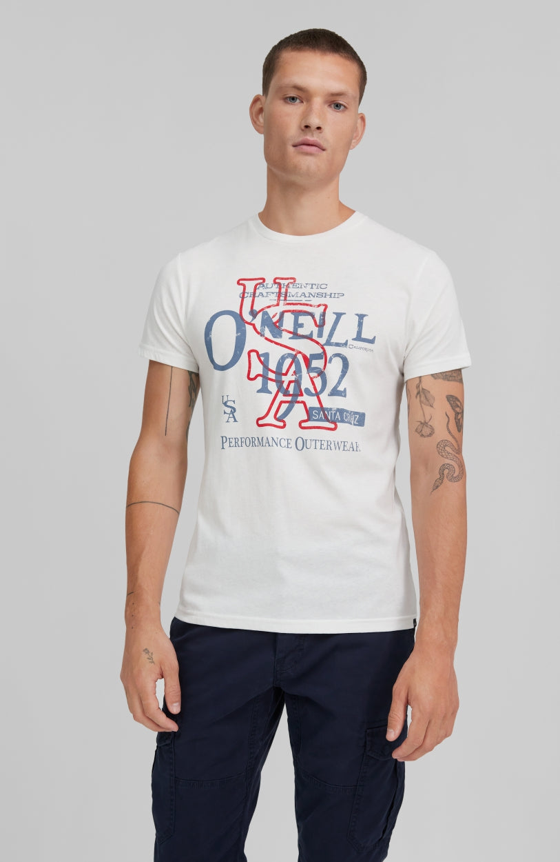 Crafted T-Shirt | Powder White