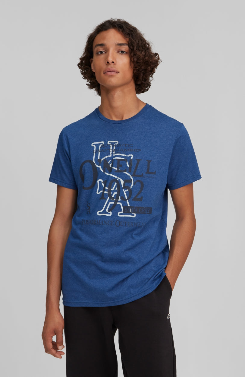 Crafted T-Shirt | Darkwater Blue Option B