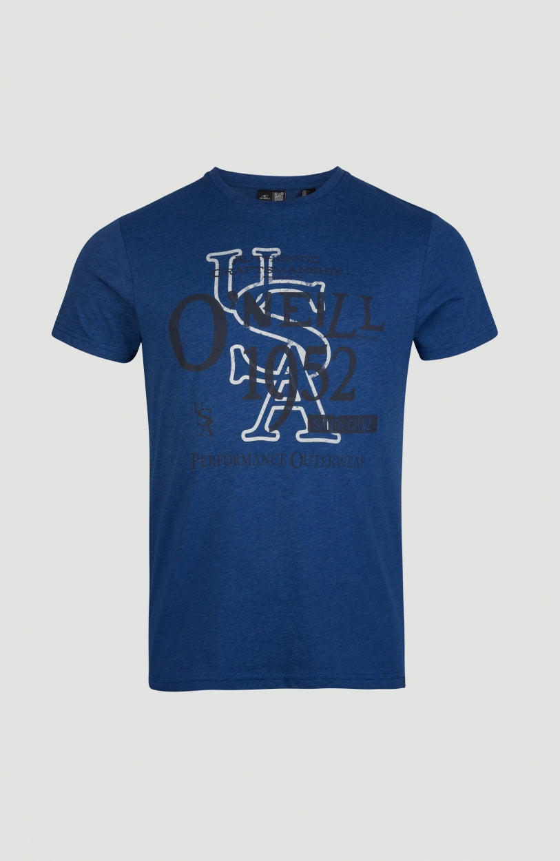 Crafted T-Shirt | Darkwater Blue Option B