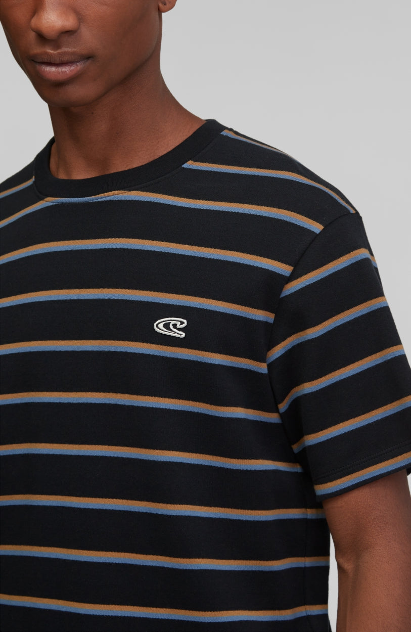 Americana Stripe T-Shirt | Black With