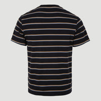 Americana Stripe T-Shirt | Black With