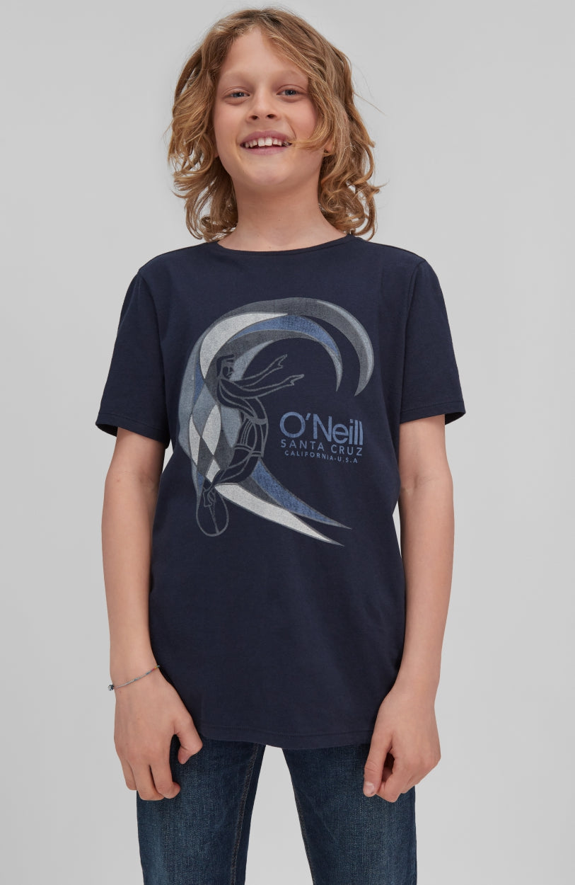 Circle Surfer T-Shirt | Ink Blue -A