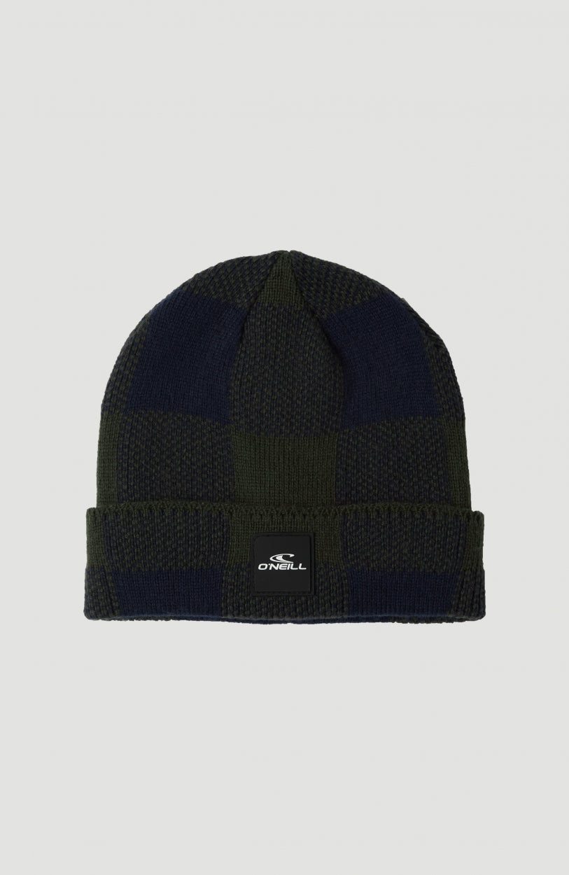 Checkmate Beanie | Ink Blue -A