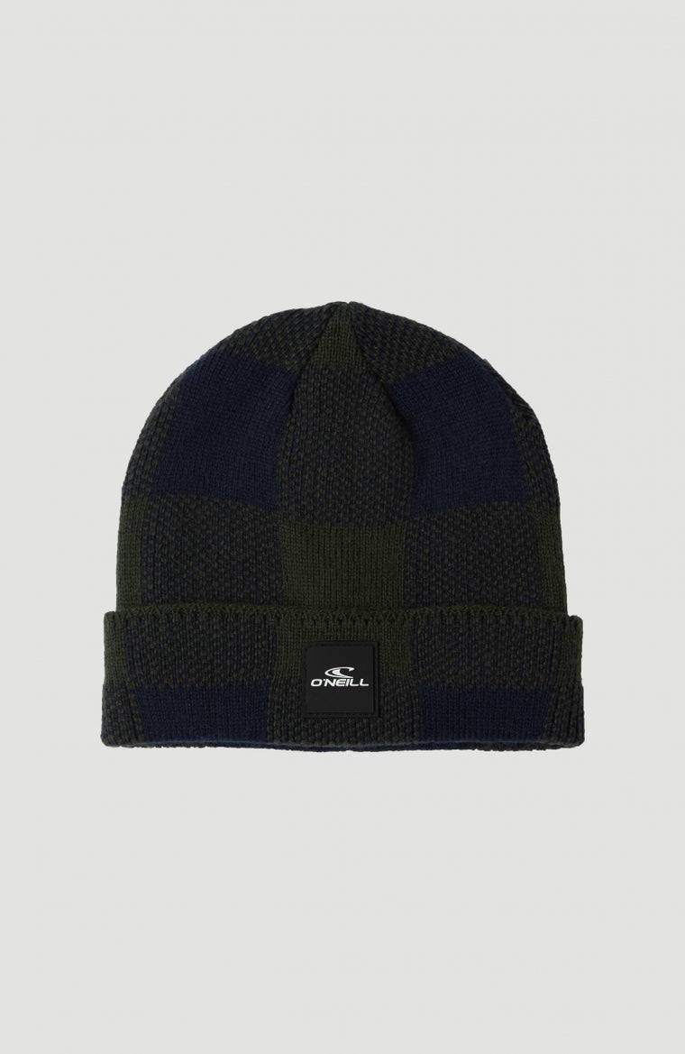 Checkmate Beanie | Ink Blue -A