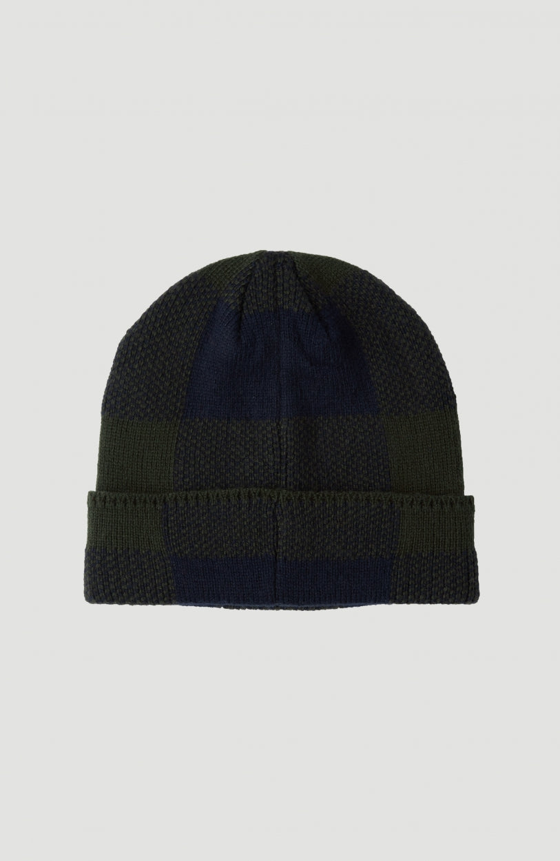 Checkmate Beanie | Ink Blue -A