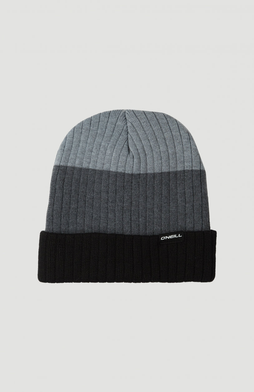 Blockstripe Beanie | Silver Melee -A