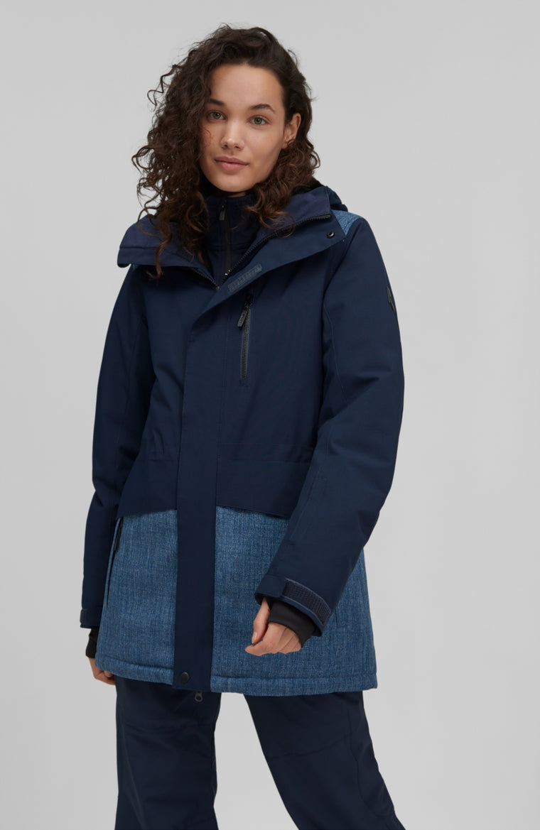 Zeolite Hybrid Snow Jacket | Ink Blue -A