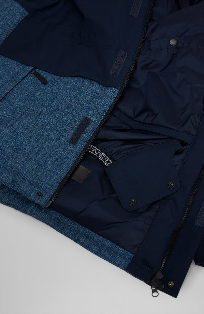 Zeolite Hybrid Snow Jacket | Ink Blue -A